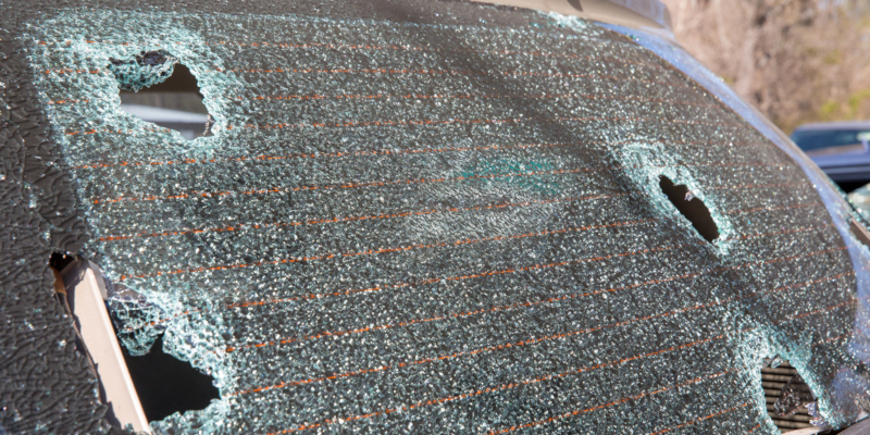 our hail damage repair services also include dent repair